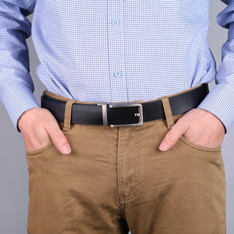 New High Quality Luxury Genuine Leather Belt Designer Belts Men Automatic Buckle Business Trouser Strap Cinturones Hombre Cinto - Image 4