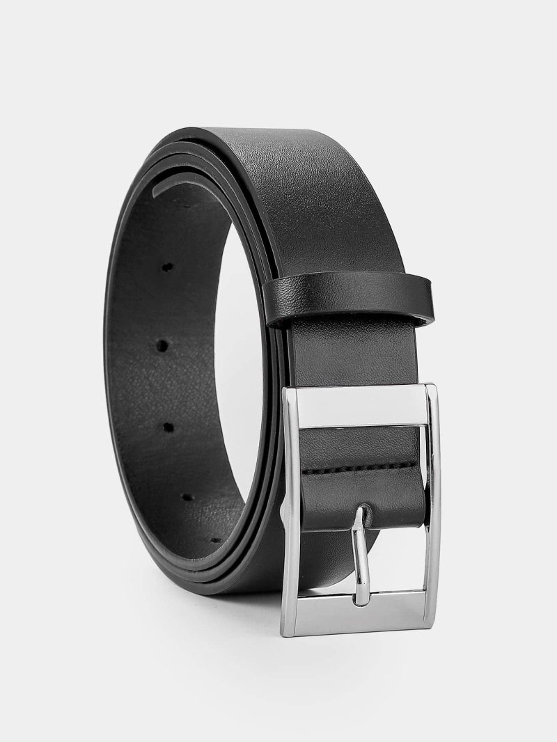 Men's Pin Buckle Faux Leather Belt Fashion Casual Business Belt - Image 6