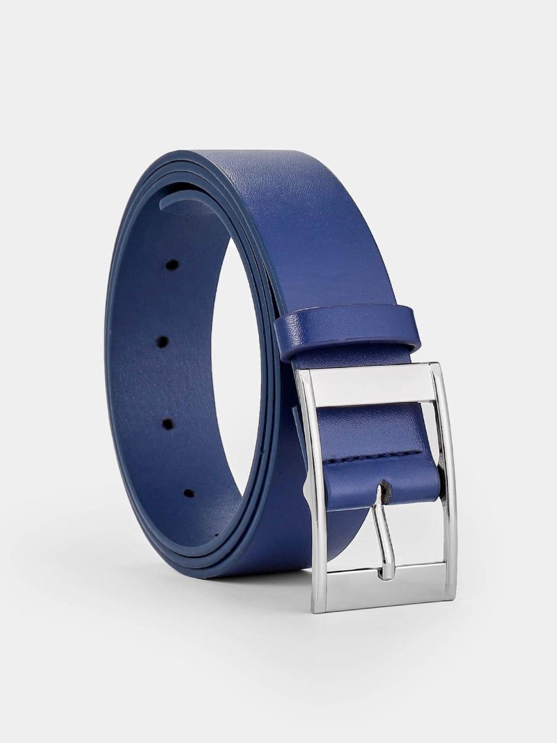 Men's Pin Buckle Faux Leather Belt Fashion Casual Business Belt - Image 8