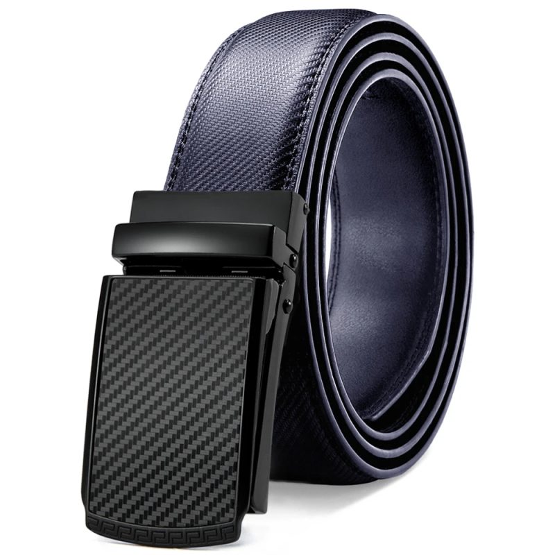 JACNAIP Men Belt Leather Belt Automatic Genuine Leather Fashion Belts Ratchet Luxury Belts Men's Trouser Belt Belt for Men - Image 10