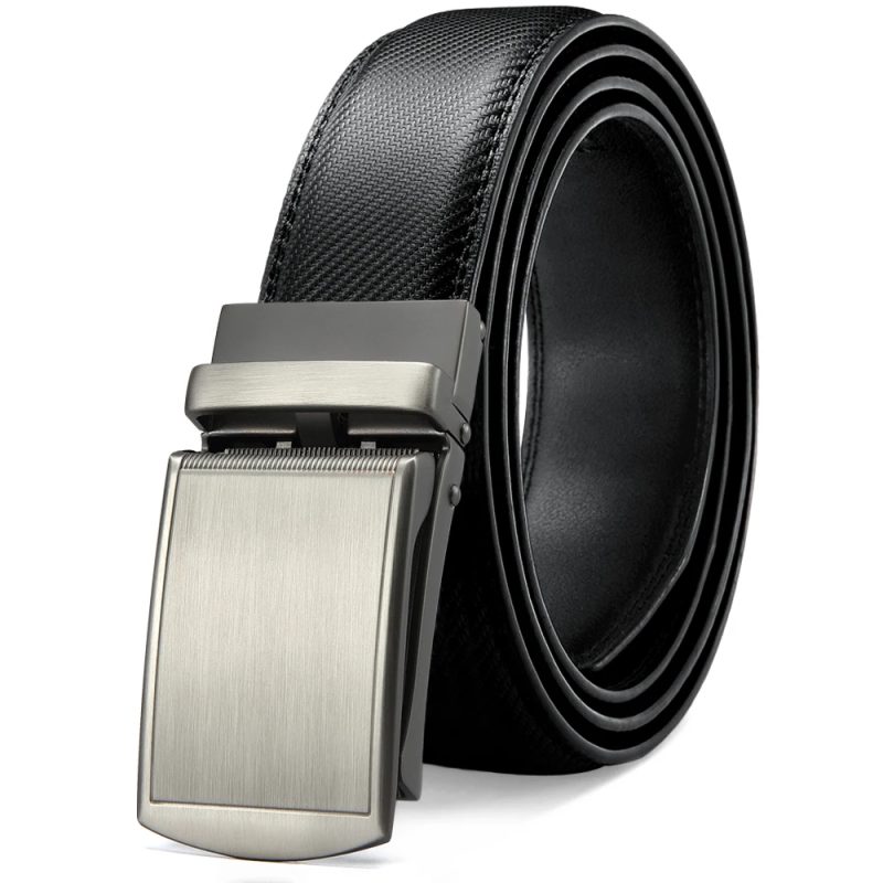 JACNAIP Men Belt Leather Belt Automatic Genuine Leather Fashion Belts Ratchet Luxury Belts Men's Trouser Belt Belt for Men - Image 12