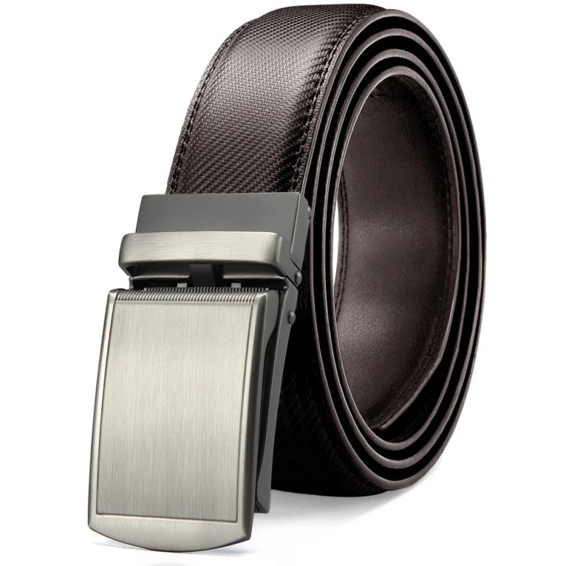 JACNAIP Men Belt Leather Belt Automatic Genuine Leather Fashion Belts Ratchet Luxury Belts Men's Trouser Belt Belt for Men - Image 13