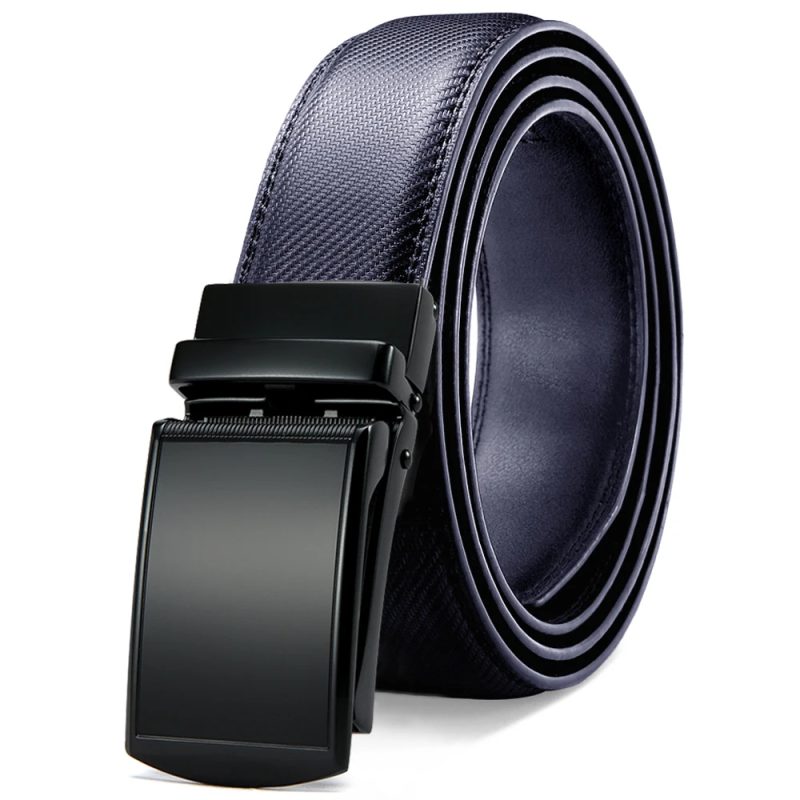JACNAIP Men Belt Leather Belt Automatic Genuine Leather Fashion Belts Ratchet Luxury Belts Men's Trouser Belt Belt for Men - Image 20
