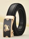 Women's Belt Fashion Automatic Buckle Women Female Belt Leather Belts For Women Female Belt Fancy Vintage for Jeans