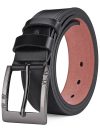 Genuine Leather For Men's High Quality Buckle Jeans Cowskin Casual Belts Business Cowboy Waistband Male Fashion Designer 2024New