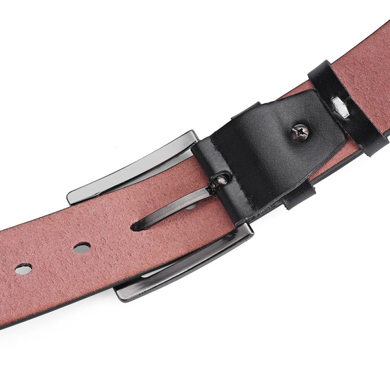 Genuine Leather For Men's High Quality Buckle Jeans Cowskin Casual Belts Business Cowboy Waistband Male Fashion Designer 2024New - Image 5