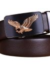 business mens belts luxury 2020 strap formal cinto eagle 180 automatic buckle big size 140 cm 150 160 girdle 170 fiber leather
