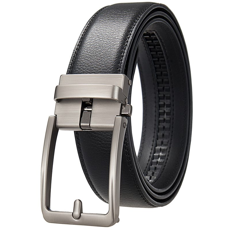 Men's Leather Belts Fashion Automatic Buckle Cowskin Male Belts Luxury Designer Black Brown 3.5cm - Image 8
