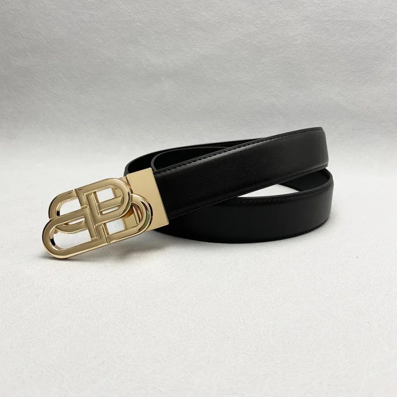 Rotary Buckle Leather Belt Durable Versatile Jeans Belt Paris Belt Men's Gift Men Belt Leather Belt Luxury Brand - Image 2