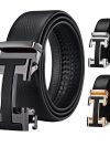 Luxury Vintage H Automatic Buckle Belt Business Pants Belt Male High Quality Alloy Designer Buckle Genuine Real Leather for Men