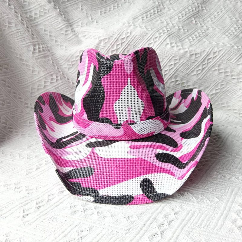 Pink Western Cowboy Hat 2023 New Summer Sunshade Sun Hat Straw Hat for Men and Women cowboy hat sombrero hombre - Image 13