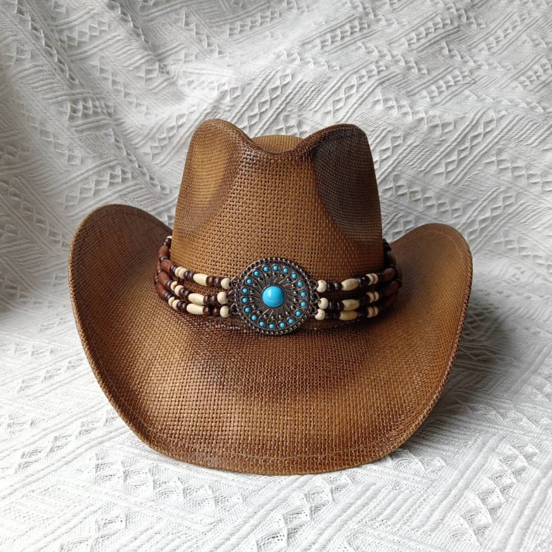 Pink Western Cowboy Hat 2023 New Summer Sunshade Sun Hat Straw Hat for Men and Women cowboy hat sombrero hombre - Image 24