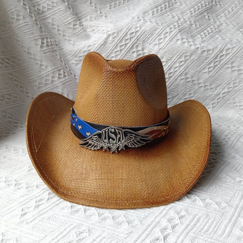 Pink Western Cowboy Hat 2023 New Summer Sunshade Sun Hat Straw Hat for Men and Women cowboy hat sombrero hombre - Image 26