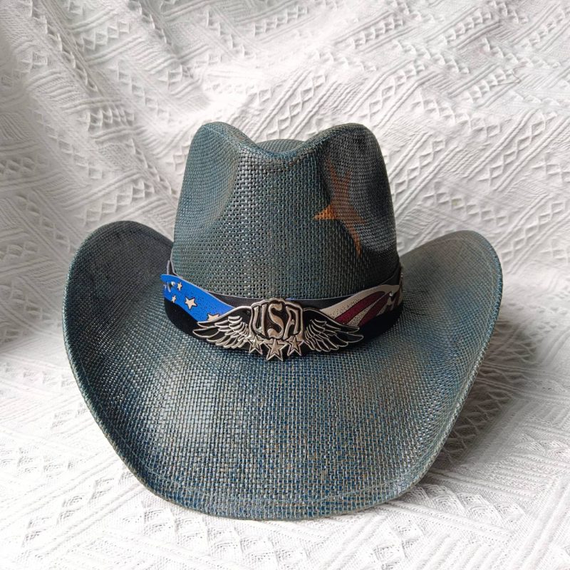 Pink Western Cowboy Hat 2023 New Summer Sunshade Sun Hat Straw Hat for Men and Women cowboy hat sombrero hombre - Image 30