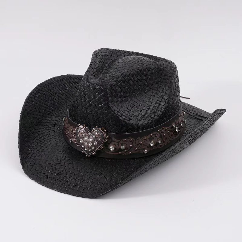 Pink Western Cowboy Hat 2023 New Summer Sunshade Sun Hat Straw Hat for Men and Women cowboy hat sombrero hombre - Image 33