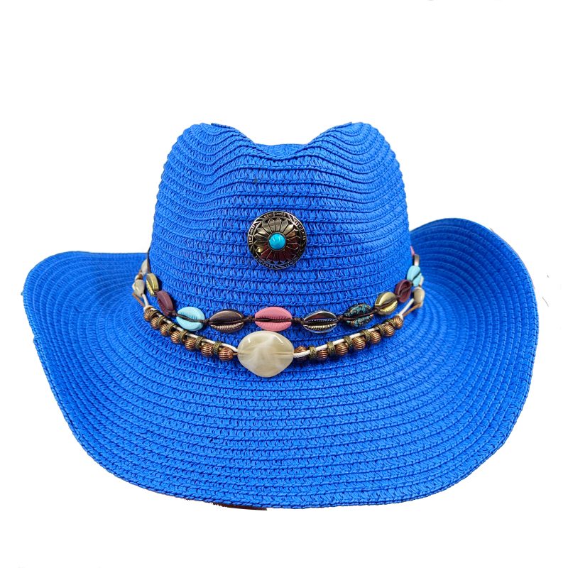 Pink Western Cowboy Hat 2023 New Summer Sunshade Sun Hat Straw Hat for Men and Women cowboy hat sombrero hombre - Image 38