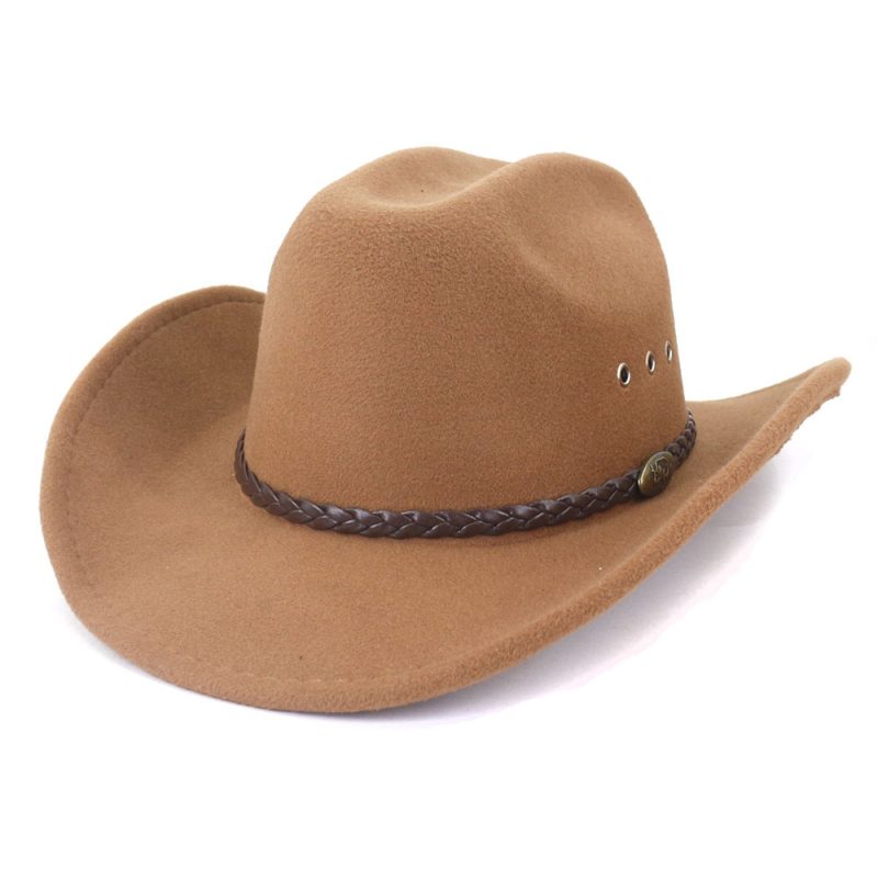 Vintage Western White Cowboy Hat Women Men Ethnic Style Felt Fedora Hat Gentleman Lady Jazz Cowgirl Church Sombrero Hombre Caps - Image 19