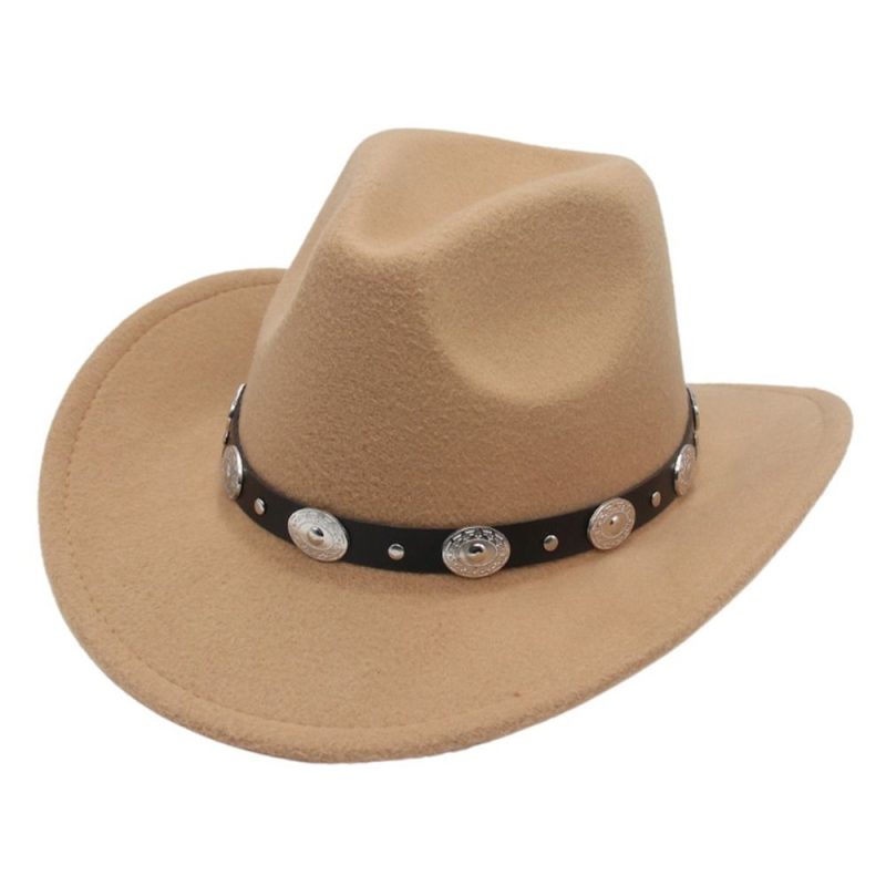 New Artificial Suede Western Cowboy Hats Vintage Big-edge Gentleman Cowgirl Jazz Hat Holidays Party Cosplay Hat Women Men - Image 13