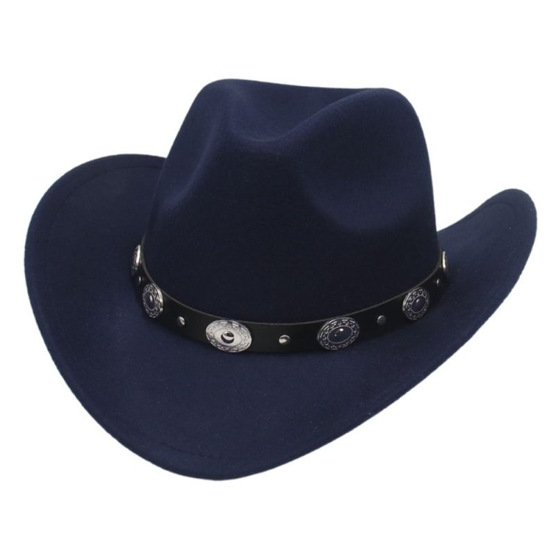 New Artificial Suede Western Cowboy Hats Vintage Big-edge Gentleman Cowgirl Jazz Hat Holidays Party Cosplay Hat Women Men - Image 14