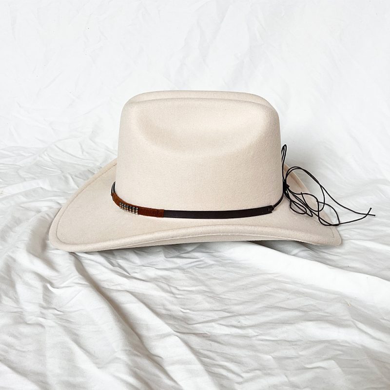 New Men Women Western Cowboy Hat With Belt Winter Autumn Church Jazz Elegant Cowgirl Sombrero Caps - Image 5