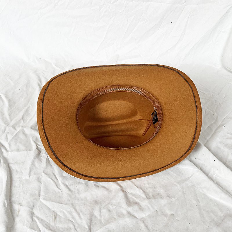 New Men Women Western Cowboy Hat With Belt Winter Autumn Church Jazz Elegant Cowgirl Sombrero Caps - Image 6