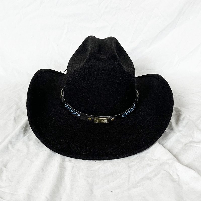 New Men Women Western Cowboy Hat With Belt Winter Autumn Church Jazz Elegant Cowgirl Sombrero Caps - Image 20