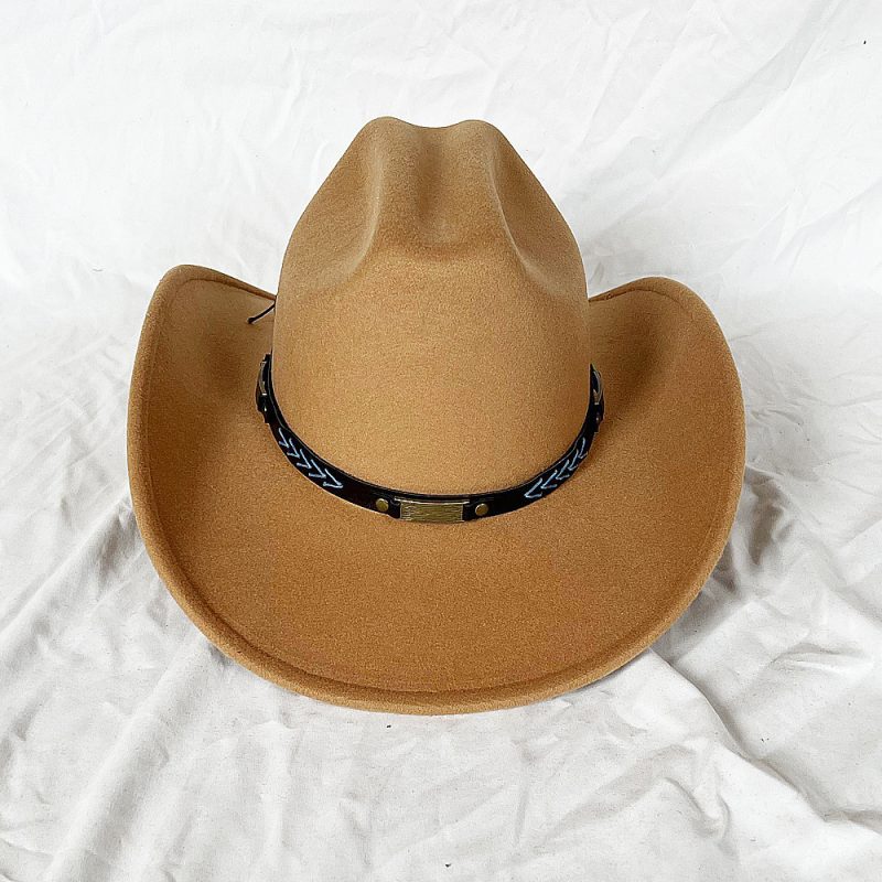 New Men Women Western Cowboy Hat With Belt Winter Autumn Church Jazz Elegant Cowgirl Sombrero Caps - Image 24