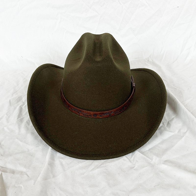 New Men Women Western Cowboy Hat With Belt Winter Autumn Church Jazz Elegant Cowgirl Sombrero Caps - Image 31