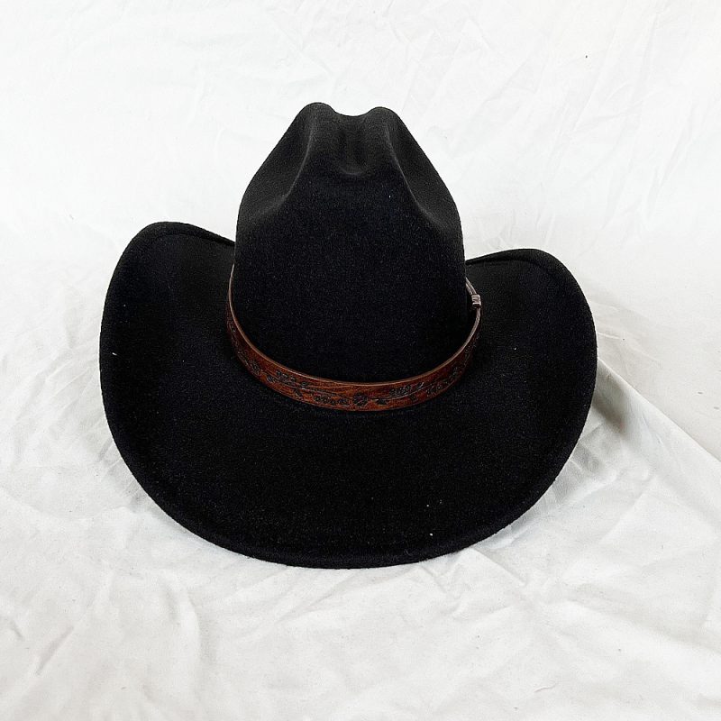 New Men Women Western Cowboy Hat With Belt Winter Autumn Church Jazz Elegant Cowgirl Sombrero Caps - Image 33