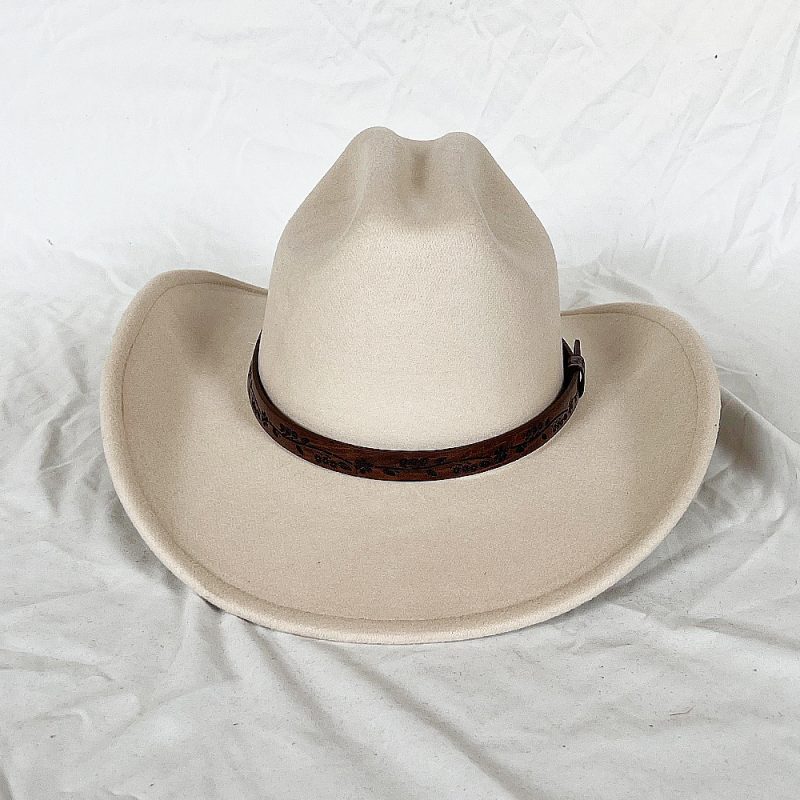 New Men Women Western Cowboy Hat With Belt Winter Autumn Church Jazz Elegant Cowgirl Sombrero Caps - Image 34