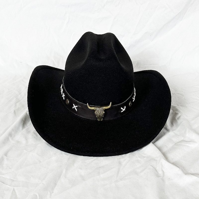 New Men Women Western Cowboy Hat With Belt Winter Autumn Church Jazz Elegant Cowgirl Sombrero Caps - Image 36