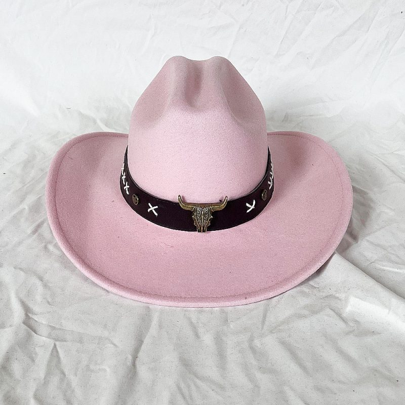 New Men Women Western Cowboy Hat With Belt Winter Autumn Church Jazz Elegant Cowgirl Sombrero Caps - Image 37