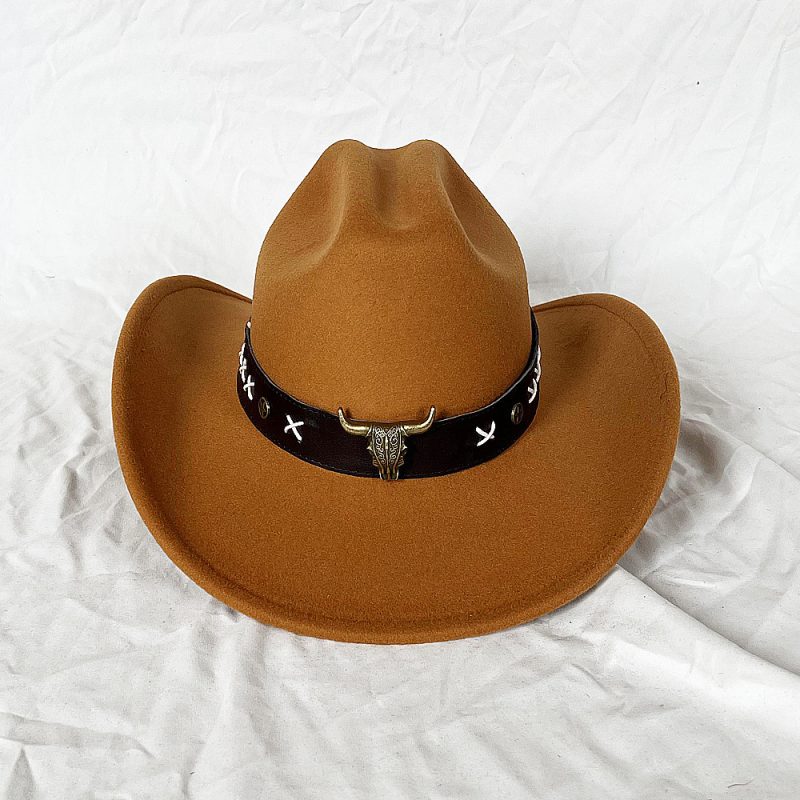 New Men Women Western Cowboy Hat With Belt Winter Autumn Church Jazz Elegant Cowgirl Sombrero Caps - Image 38