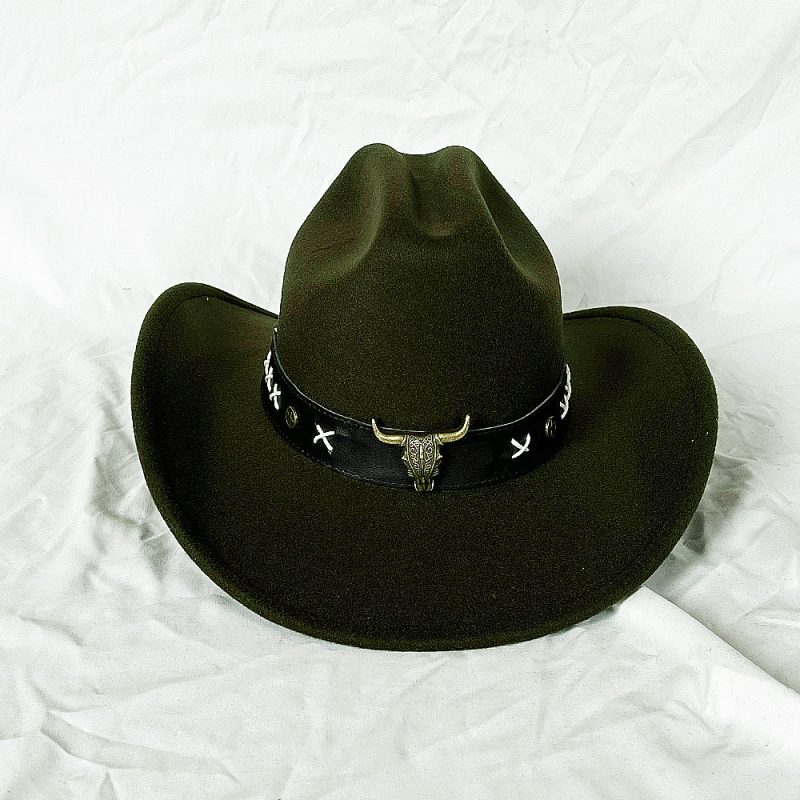 New Men Women Western Cowboy Hat With Belt Winter Autumn Church Jazz Elegant Cowgirl Sombrero Caps - Image 39