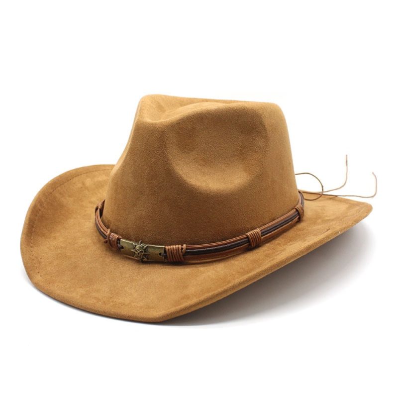 Western Cowboy Hat Jazz Knight Hats For Men Ethnic Style Felt Hats With Bull Shaped Decor Grassland Country Hat Sombrero - Image 7