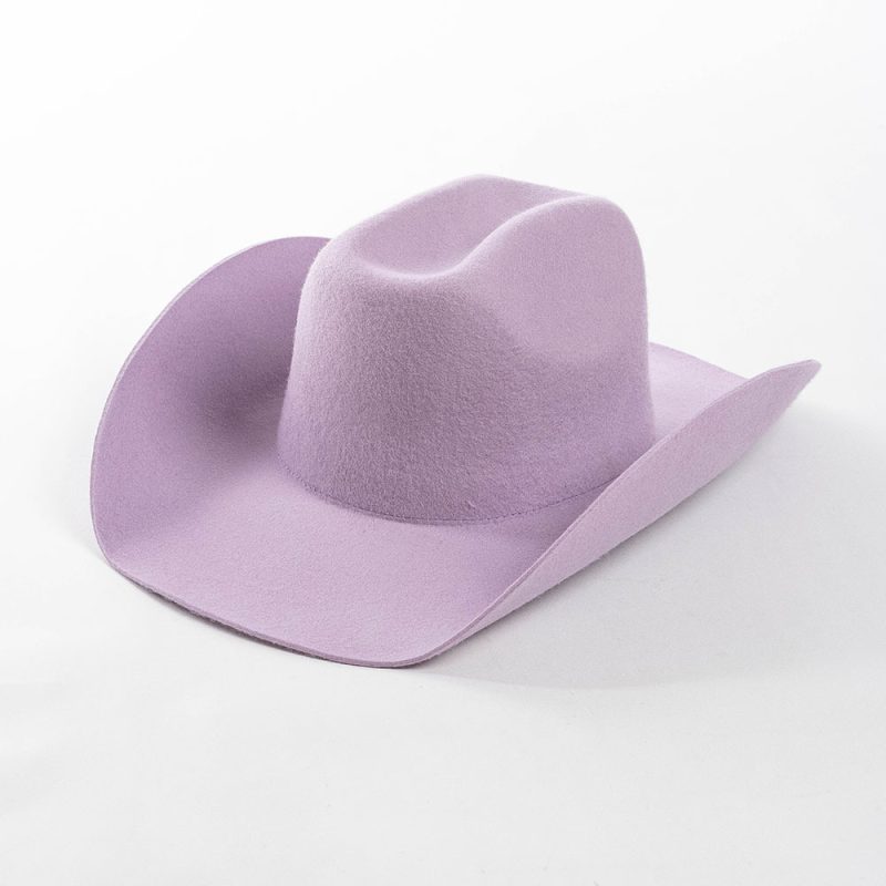 Cowboy hat2023 New 100% Pure Wool Western Hats Men's and Women's Upset Edge Big Eaves Double Concave Denim gorras para hombres - Image 6