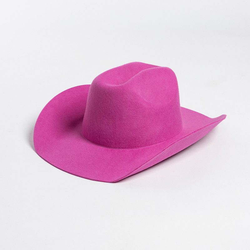 Cowboy hat2023 New 100% Pure Wool Western Hats Men's and Women's Upset Edge Big Eaves Double Concave Denim gorras para hombres - Image 14