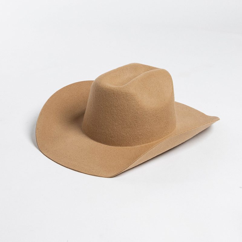Cowboy hat2023 New 100% Pure Wool Western Hats Men's and Women's Upset Edge Big Eaves Double Concave Denim gorras para hombres - Image 17