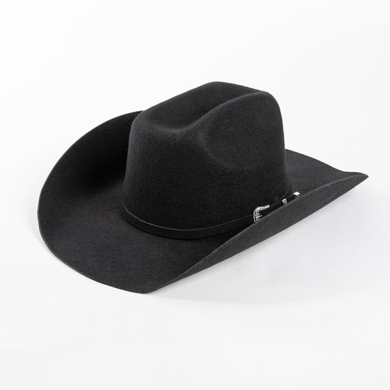 Cowboy hat2023 New 100% Pure Wool Western Hats Men's and Women's Upset Edge Big Eaves Double Concave Denim gorras para hombres - Image 19