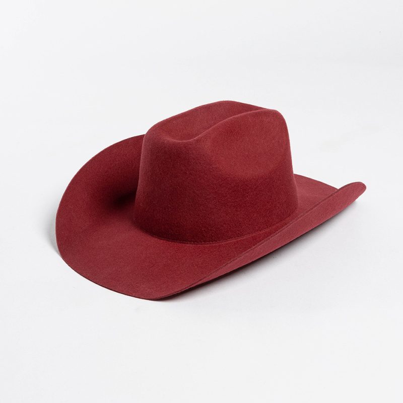 Cowboy hat2023 New 100% Pure Wool Western Hats Men's and Women's Upset Edge Big Eaves Double Concave Denim gorras para hombres - Image 24
