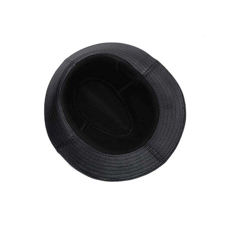 2025 Men Fashion Caps Autumn Winter Warm New Cowboy 100% Real Cowhide Leather Hats Men Real Genuine Cowhide Leather Top Hats - Image 6