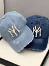 2023 New Luxury Brand MY Embroidered Washed Denim Baseball Cap for Men High Quality Black Vintage Y2k Dad Hats Gorras Hombre