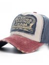 2024 High Quality Washed Cotton Damage Baseball Cap Motor Snapback Hat Hip Hop Dad Hats For Men Women Grinding Multicolor Bone