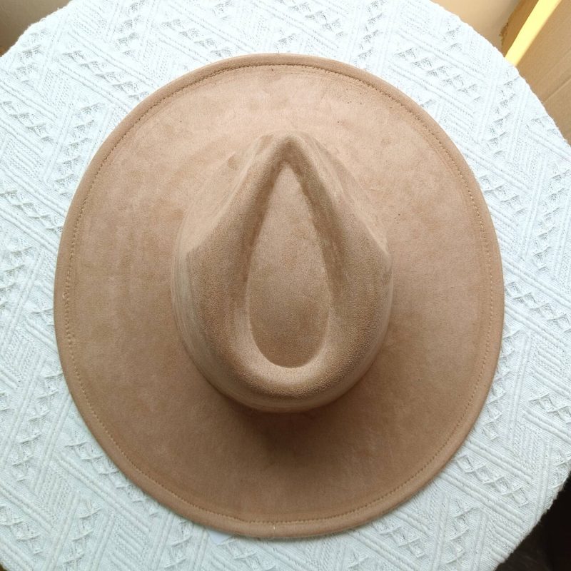 Vegan suede fedora hat multicolor sweetheart top 9.5 cm brim jazz hat panama hat for men and women chapeau femme - Image 13