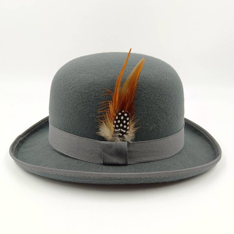 Bowler Derby Hat For Men Women Fashion Party Formal Fedora Costume Magician Hat Classical Feather accessories - Image 8
