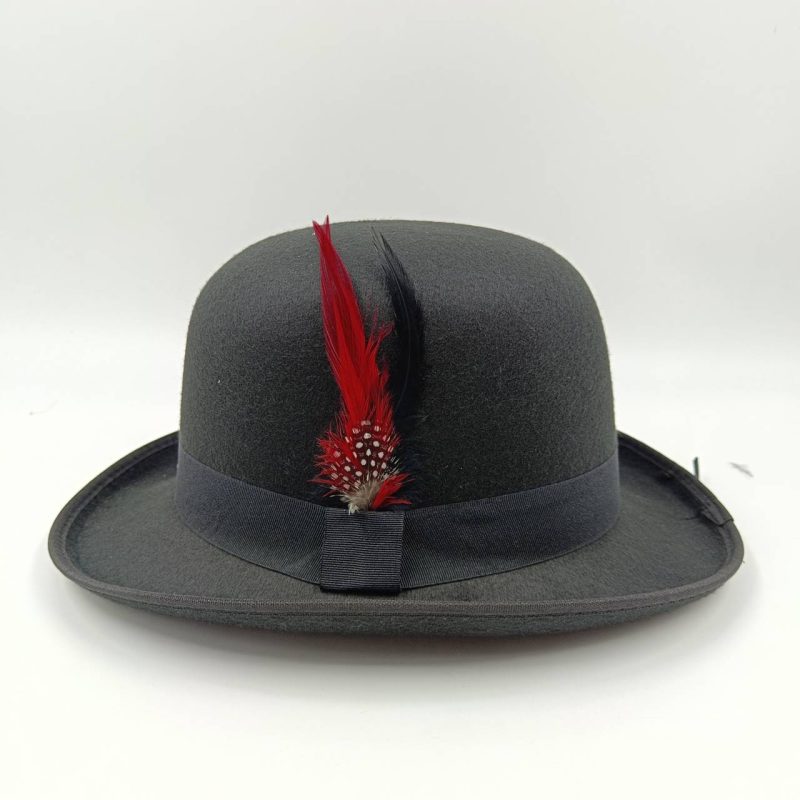 Bowler Derby Hat For Men Women Fashion Party Formal Fedora Costume Magician Hat Classical Feather accessories - Image 9