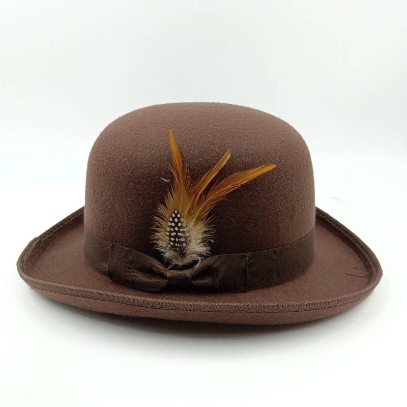 Bowler Derby Hat For Men Women Fashion Party Formal Fedora Costume Magician Hat Classical Feather accessories - Image 15