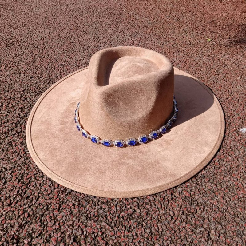 Khaki suede fedora hat with 9.5cm brim for men and women jazz hat church hat party hat chapeau femme шапка - Image 16