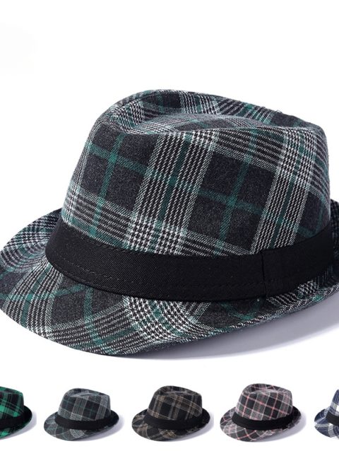 British Style Top Hat European and American New Gentleman Hat Men's Sunshade Jazz Hat Dad Fedoras Bucket Hat Gift