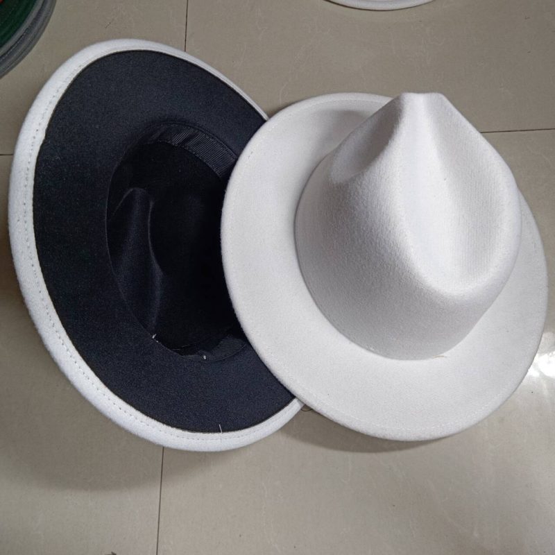 Sombreros Fedora Hat Dual Color Classic Jazz Hat Wholesale Soft Fedora Hat Classic Men's and Women's Blue Jazz sombreros - Image 18